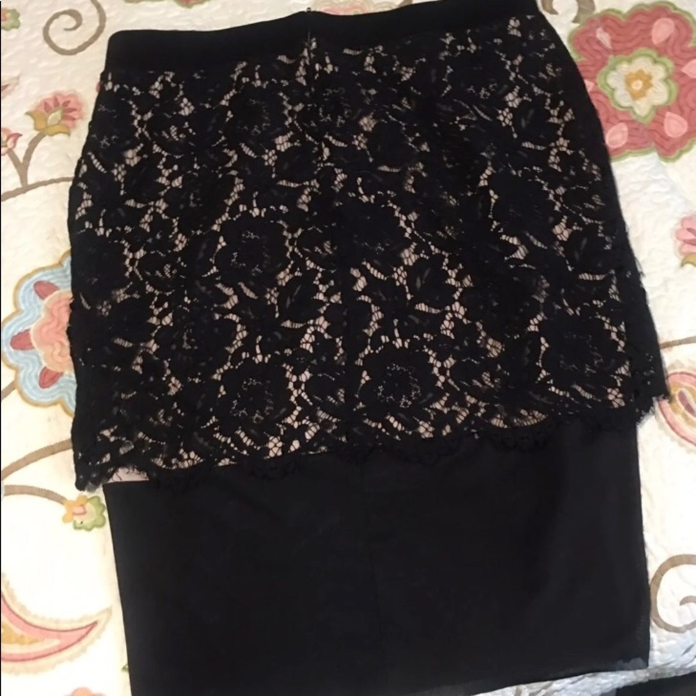 Torrid Black Lace skirt